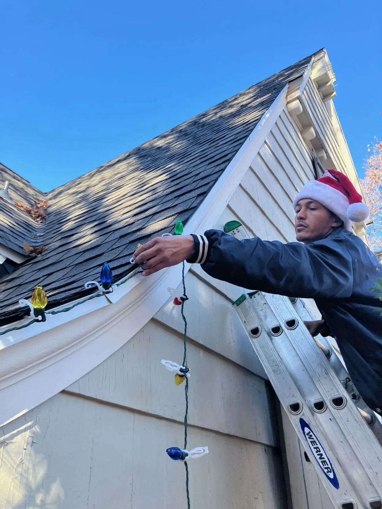Ray clipping C9s at the roof edge